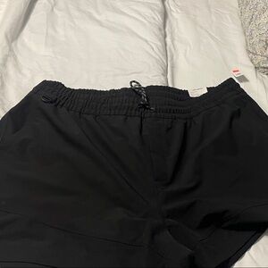 Black Drawstring Shorts
